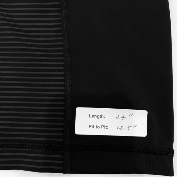 Lululemon Size 4 Energy Tank Top in Hyper Stripe Black - Picture 6 of 7